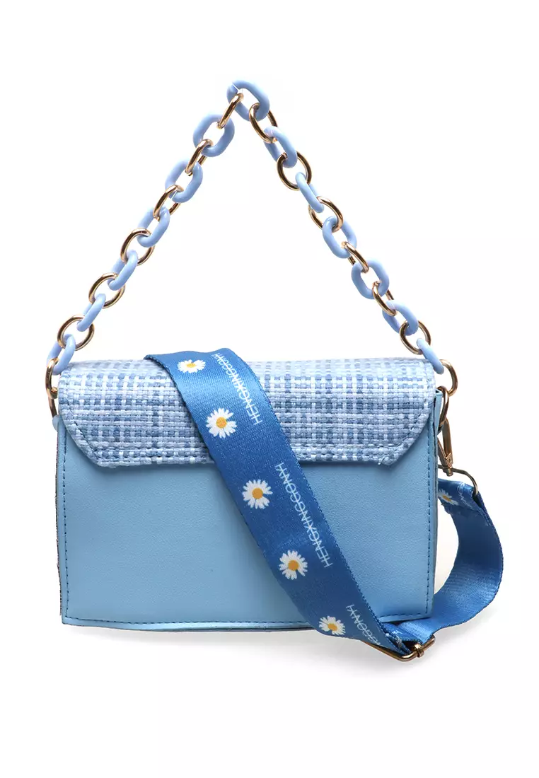 Werlyn Sling Bags Wanita Aster Strap Casual Large Storage Material Leather Kulit ORIGINAL