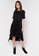ck Calvin Klein black Fluid Micro Crepe Layered Dress F3088AA10BC711GS_4
