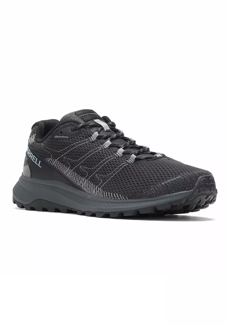 Fly Strike - Black Mens Trail Running Shoes