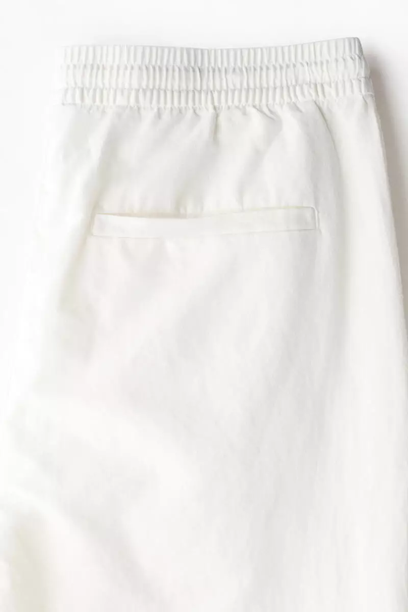 Regular Fit Linen-blend trousers