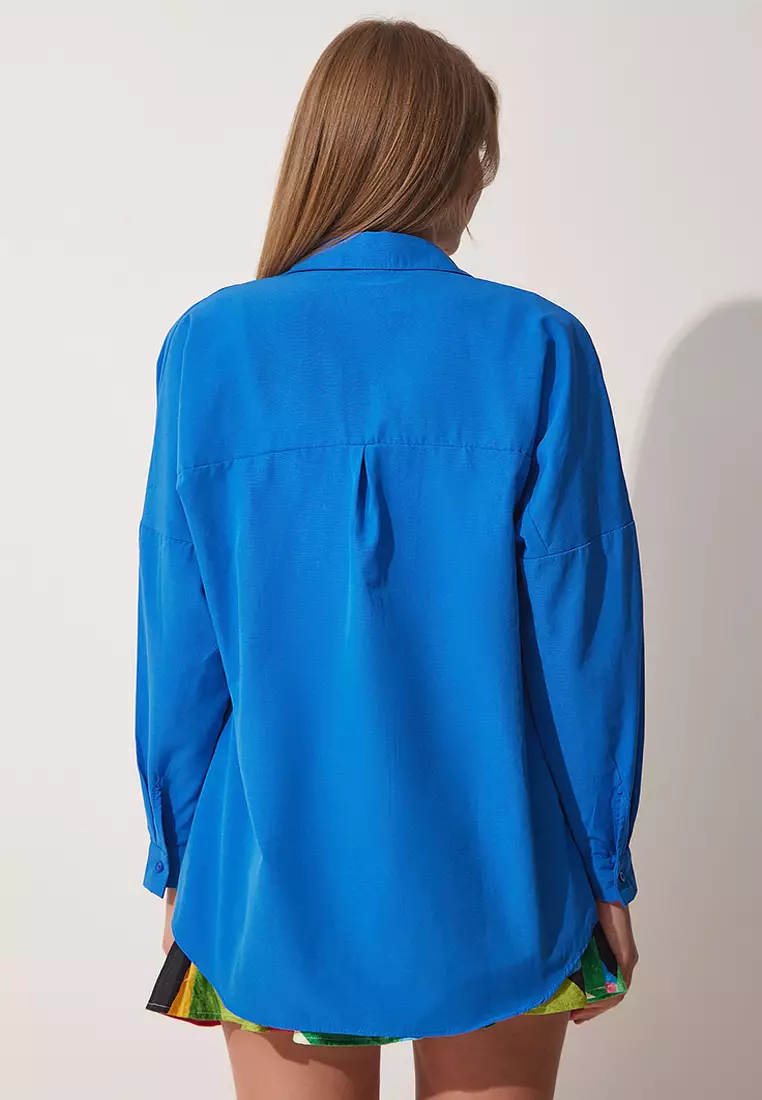 Oversize Long Basic Shirt