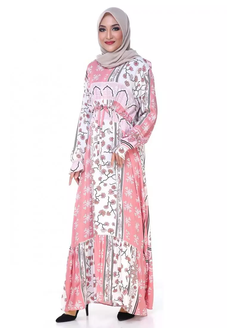 Home Dress Yasmin - Pink