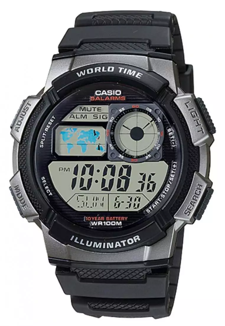 World Time Casio Uhren Bedienungsanleitung Casio
