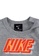 Nike grey Nike Boy Newborn's Block Coverall & Socks Set (0 - 9 Months) - Dark Grey Heather DE7FDKABDA1D26GS_3