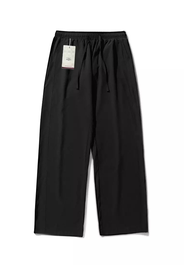 VANSA Unisex Ice Silk Cool Thin Slightly Wide Casual Pants VCU-P-2280