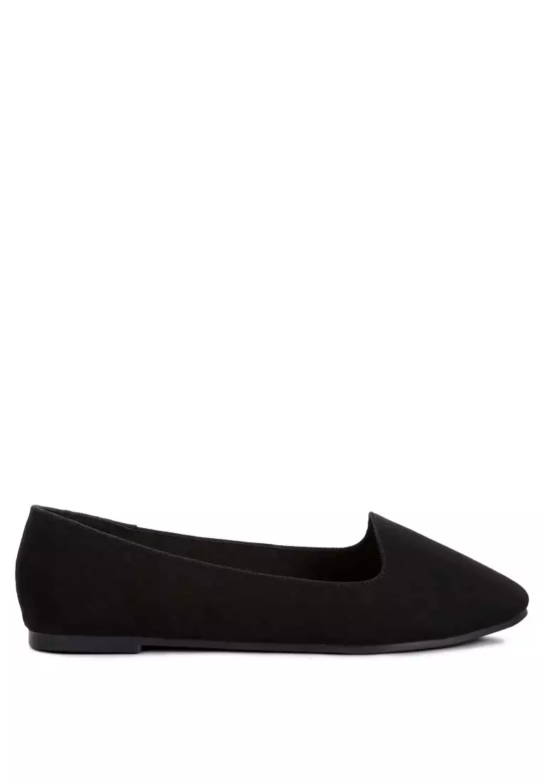 Discount on London Rag  shoes - SKU: Black Casual Flat Ballerinas