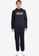 GAP navy Script Jogger Pants 1132DAA473C812GS_3