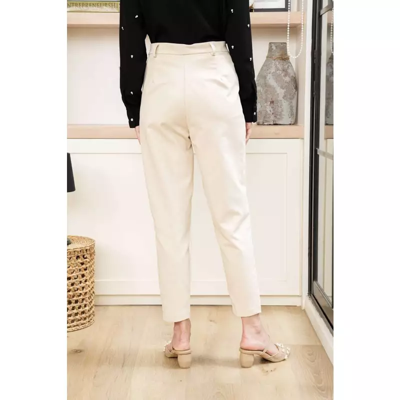 Klamby - Ivy Ankle Pants Egg Shell