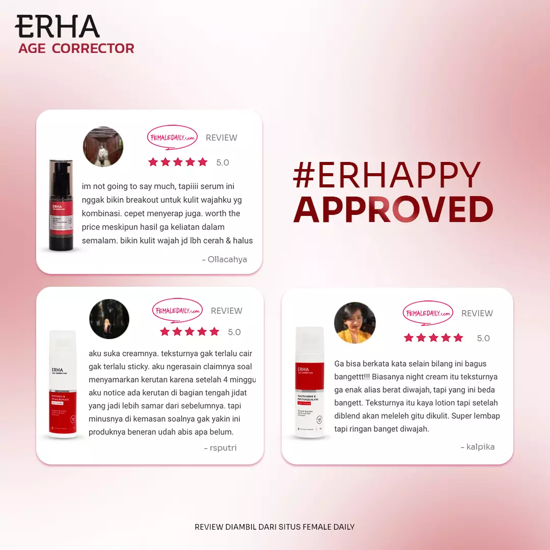 ERHA Value Pack Age Corrector Daily - Paket Anti Penuaan