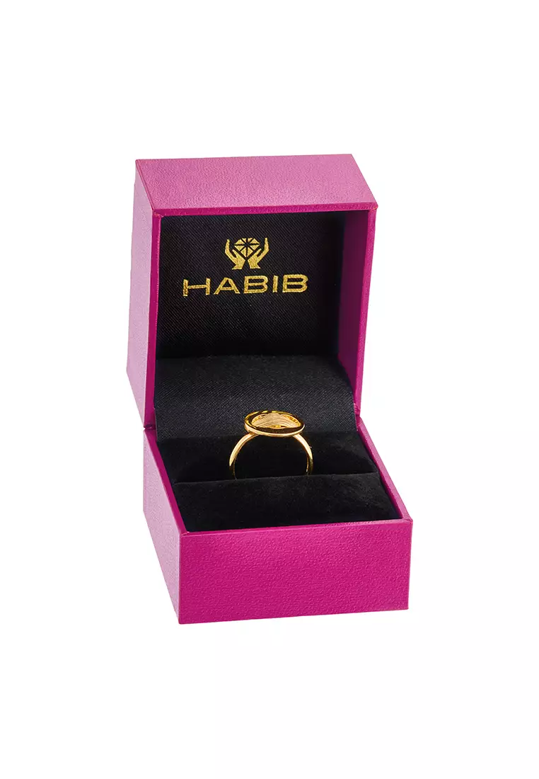 HABIB Oro Italia 916 Yellow Gold Ring GR54110224 (22K Gold)