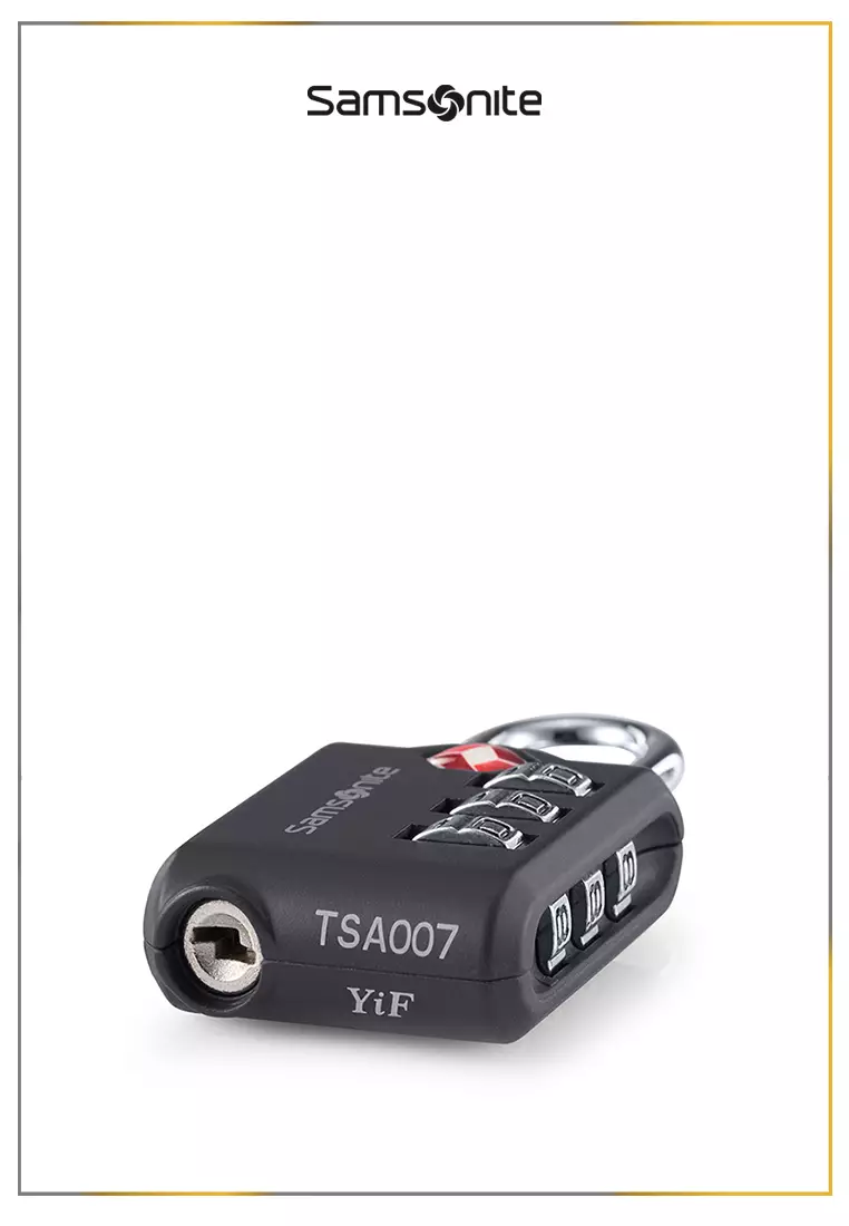 Samsonite Travel Essentials 3.Dial Combi Lock TSA - Black