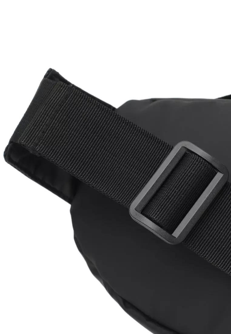 Nylon Waist Bag / Belt Bag / Chest Bag (Tas Pinggang Pria / Tas Dada Pria) - Hitam