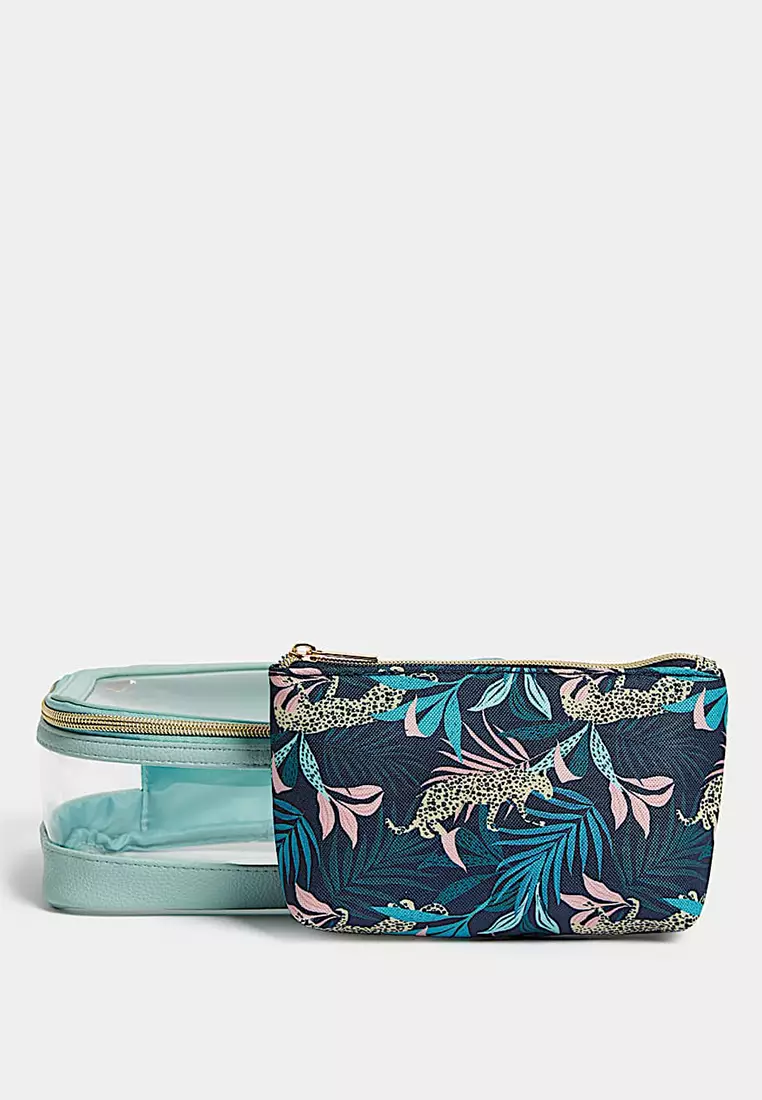 2 Piece Makeup Bag & Pouch