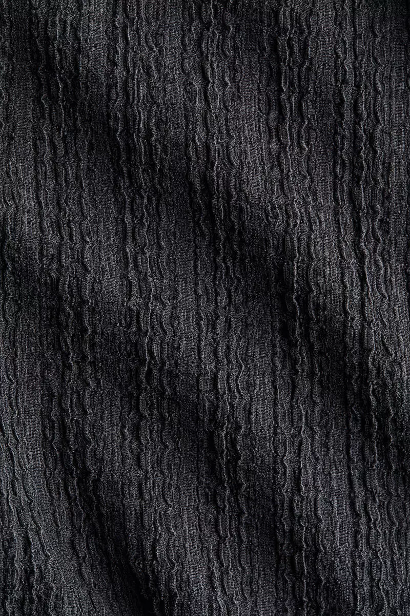 Textured jersey drawstring trousers