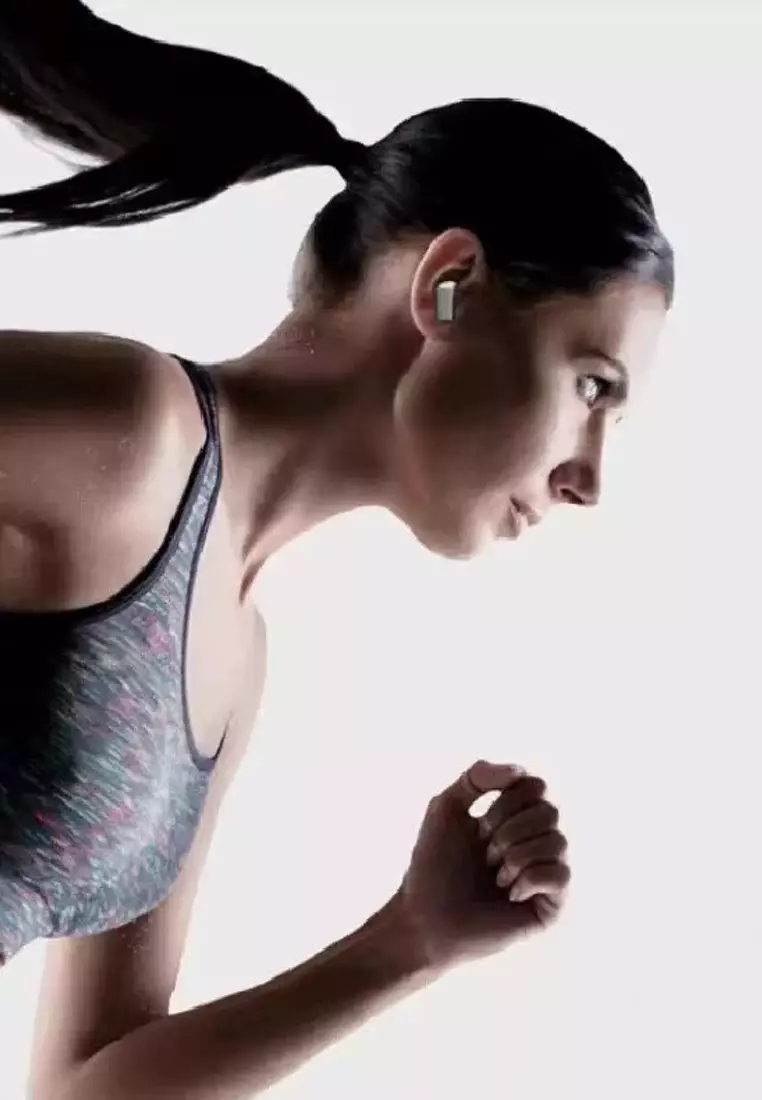 Value Deal  - 5s PRO MINI Wireless Earphones - White + Mini Wireless Bluetooth Retro Vintage Speaker - White