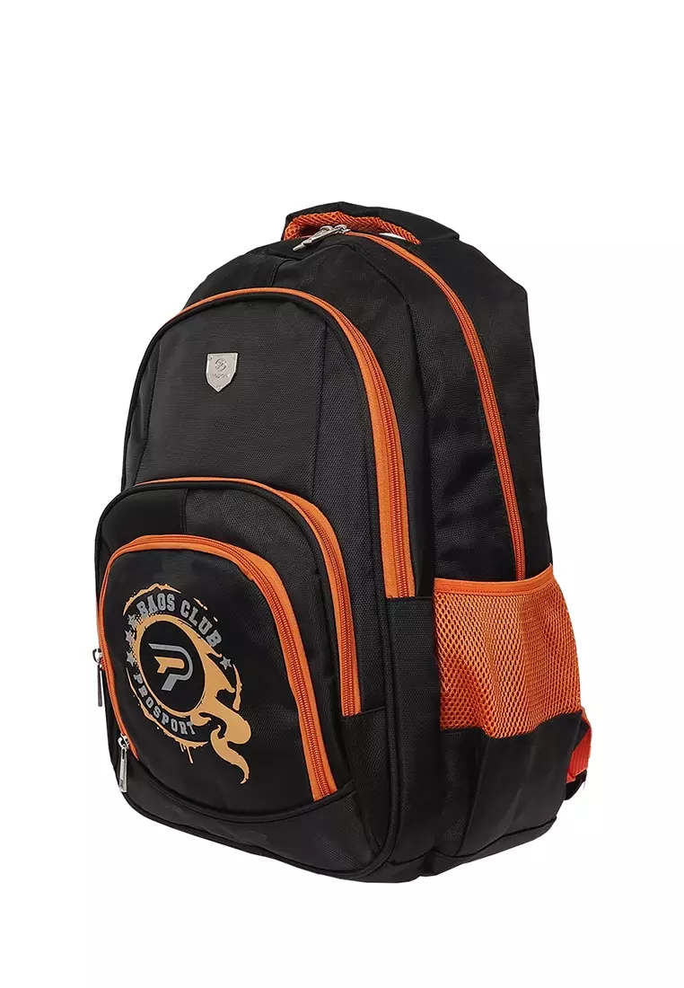 Backpack Prosport 2858-21 Black-Orange