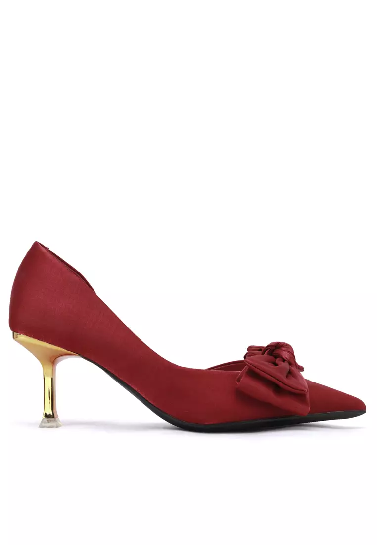 Discount on Twenty Eight Shoes  shoes - SKU: 7cm Bow Pointy High Heel Shoes Xj175-21
