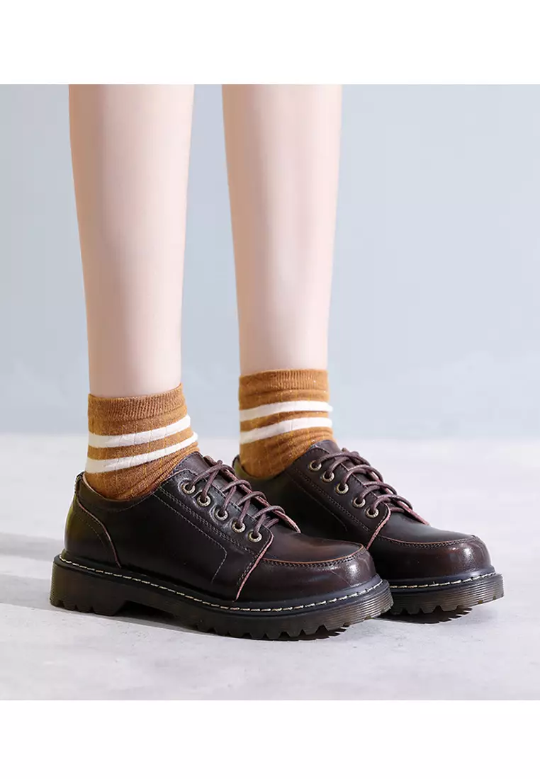 3.5CM Leather Derby Shoes MZ2229