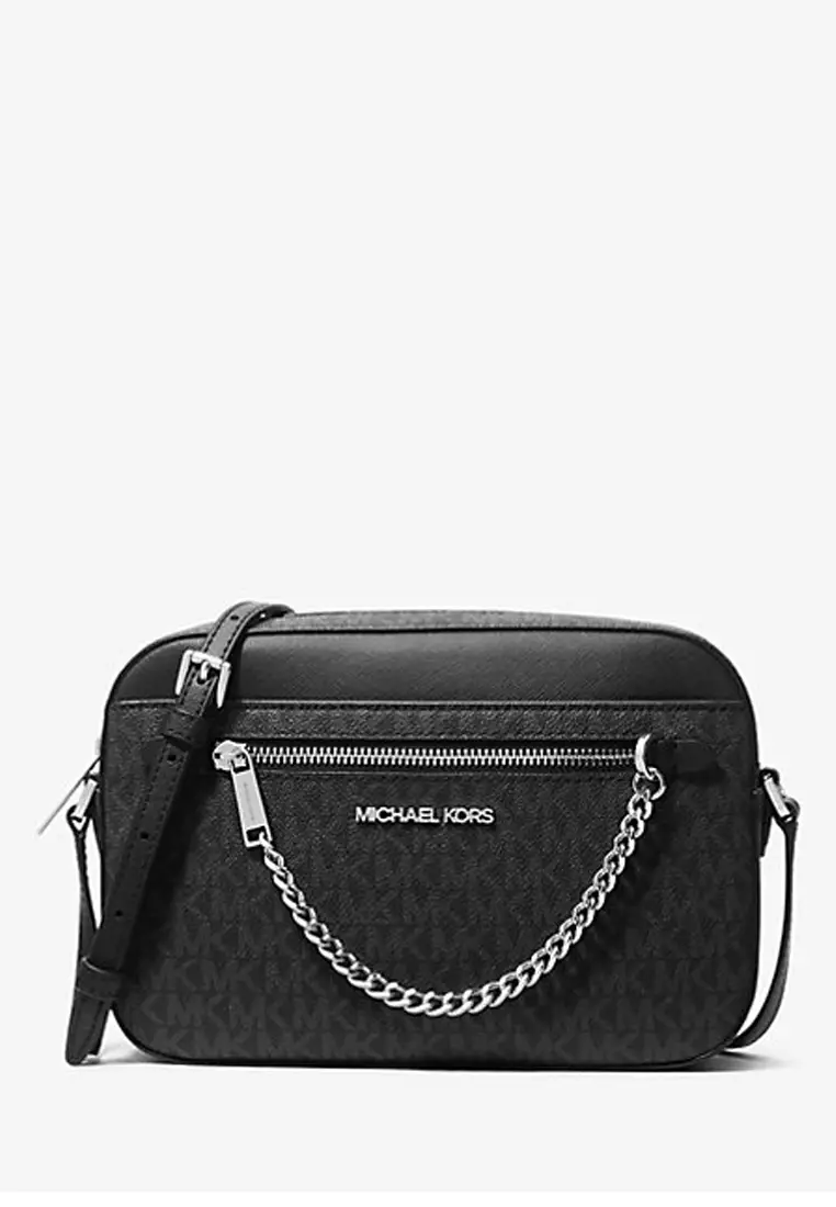 Jet Set Large Logo Crossbody Bag