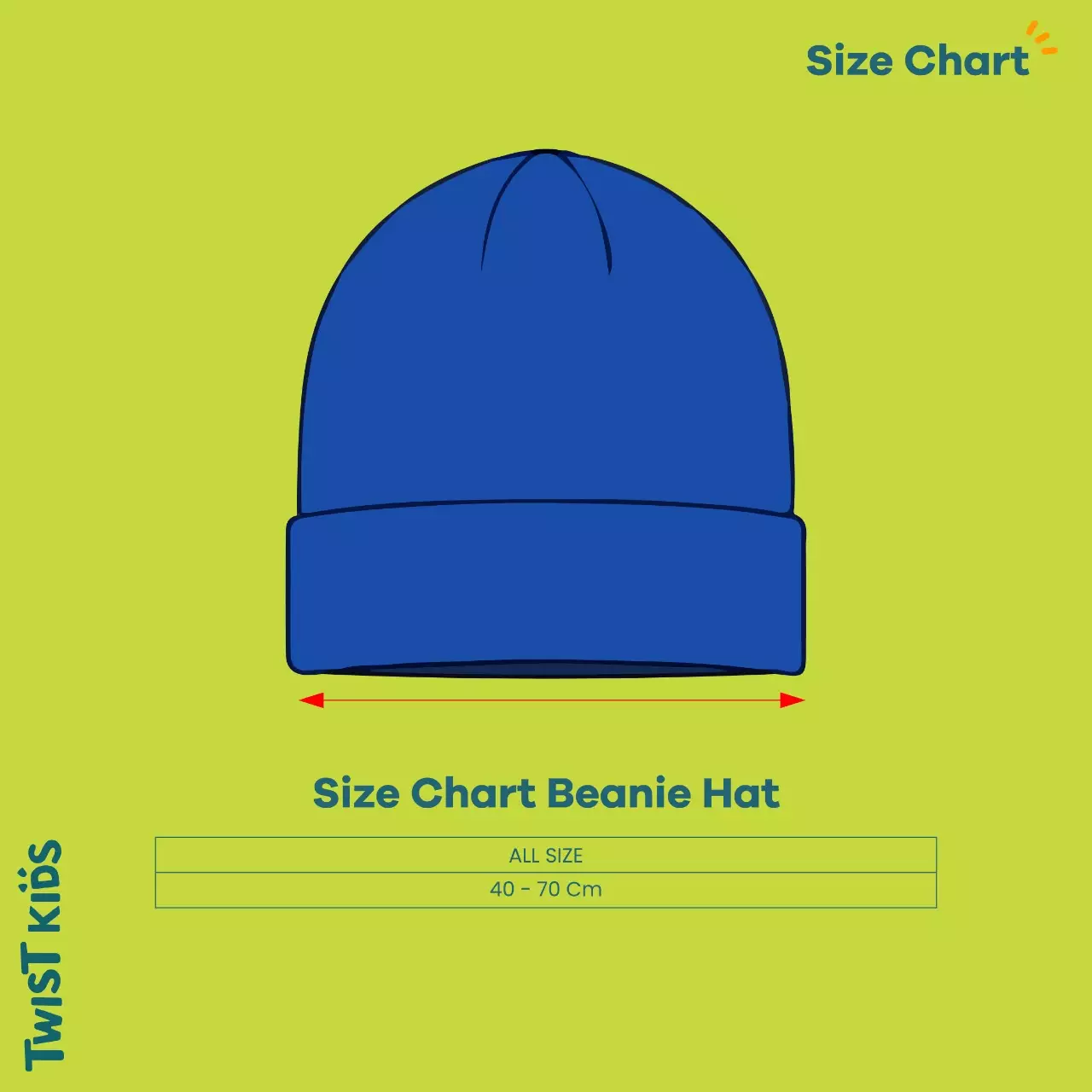 Twist Kids [Official Store] - Dave C, Topi Rajut/Beani Hat/Kerpus Anak Laki-Laki (usia 4-14 tahun) Warna Merah (Red)