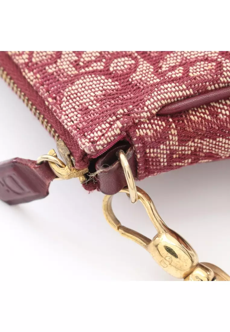 Christian dior red saddle bag best sale