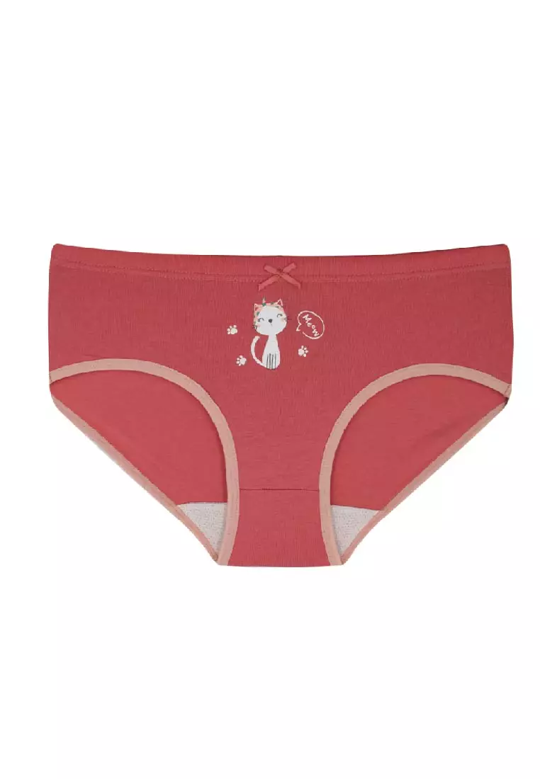 Biofresh Girls' Antimicrobial Cotton Panty 3 pieces in a pack