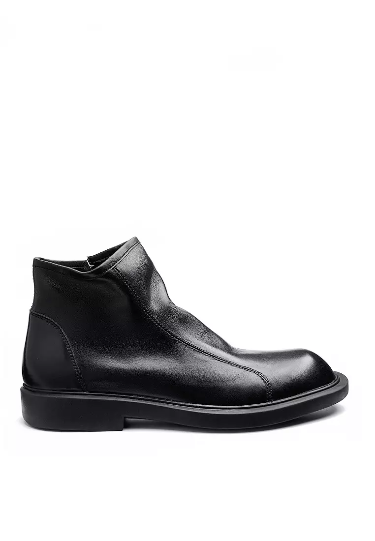 Discount on Twenty Eight Shoes  shoes - SKU: VANSA Vintage Top Layer Cowhide High-Top Boots VSM-B20242