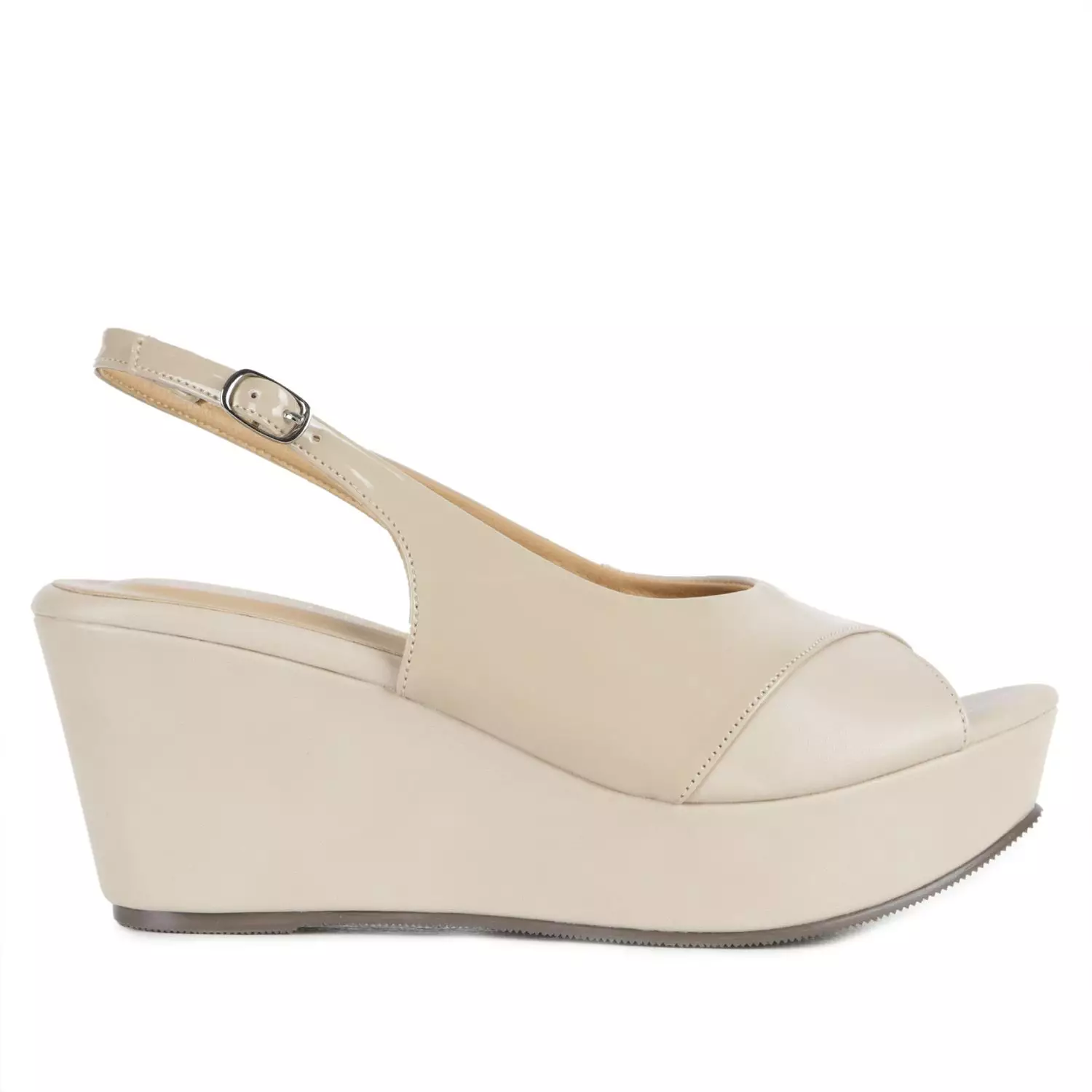 Wedge Megan Cream