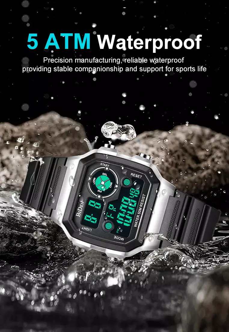 Jam Tangan Pria Digital Pria Olahraga Militer Jam Tangan Analog Anti Air Kasual Jam Tangan Cowok