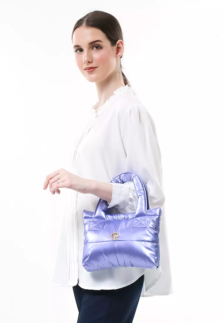 Angelina Pillow Puffy Bag Smooth Texture And High Quality - Butterfly Blush