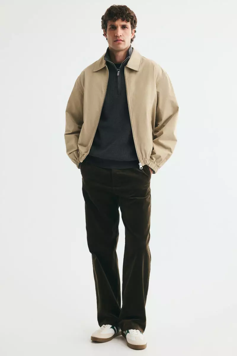 Regular Fit Zip-top jumper