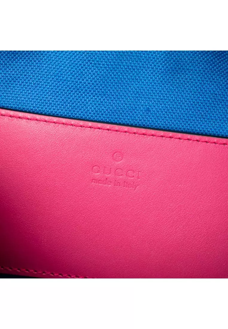 Pre-Loved Gucci Mini Jumbo Gg Perforated Leather Duffle Bag