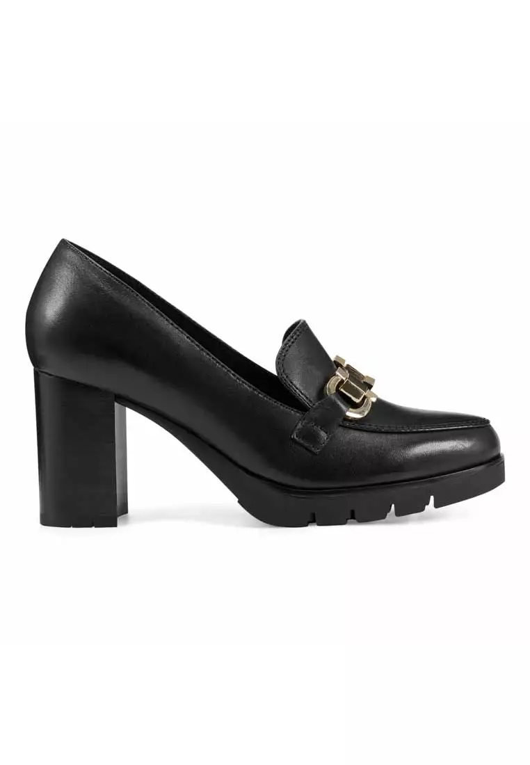 Discount on Easy Spirit  shoes - SKU: Mirror Heeled Loafers Black