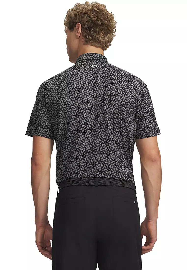 Tee To Green Printed Polo Shirt