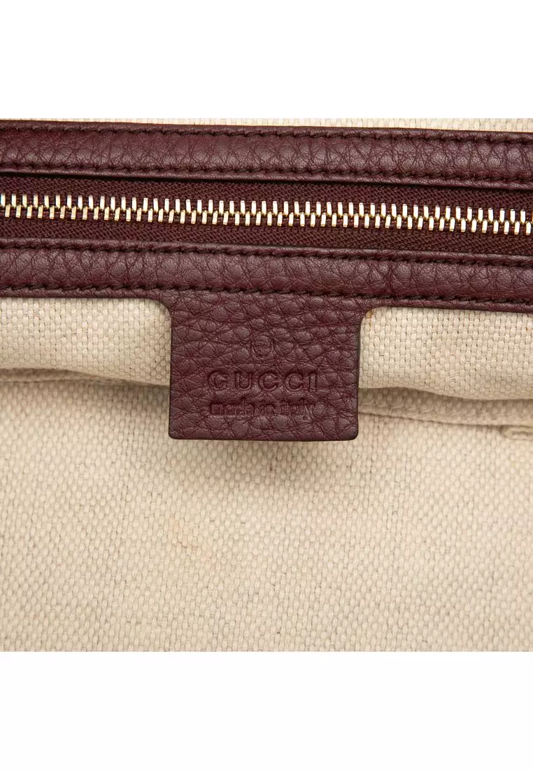 Pre-Loved Gucci Medium Leather Soho Crossbody