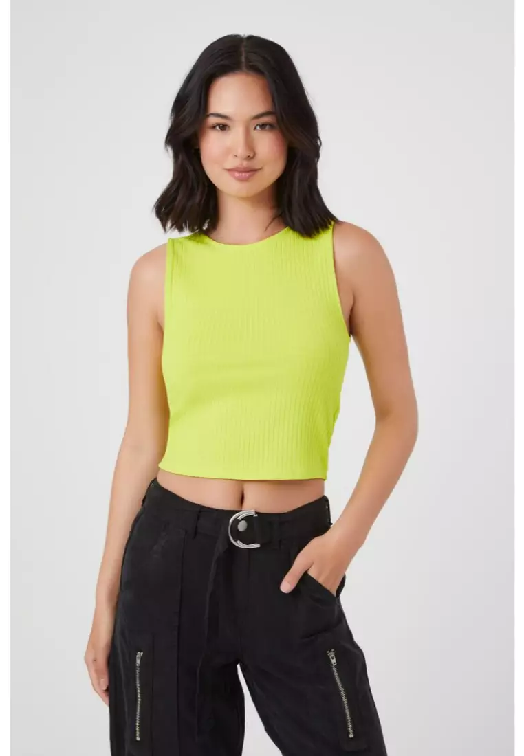 Forever 21 yellow tank top hotsell
