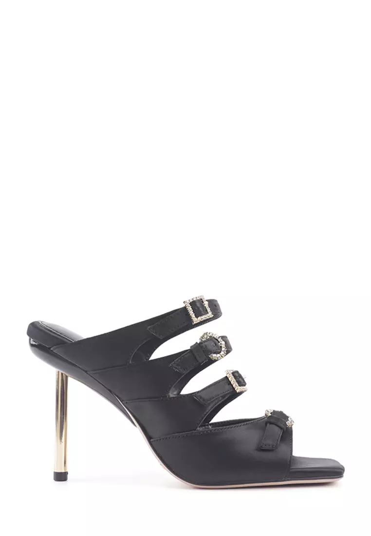 Discount on Nine West  shoes - SKU: Lorenza2 Strappy Heeled Sandals Black