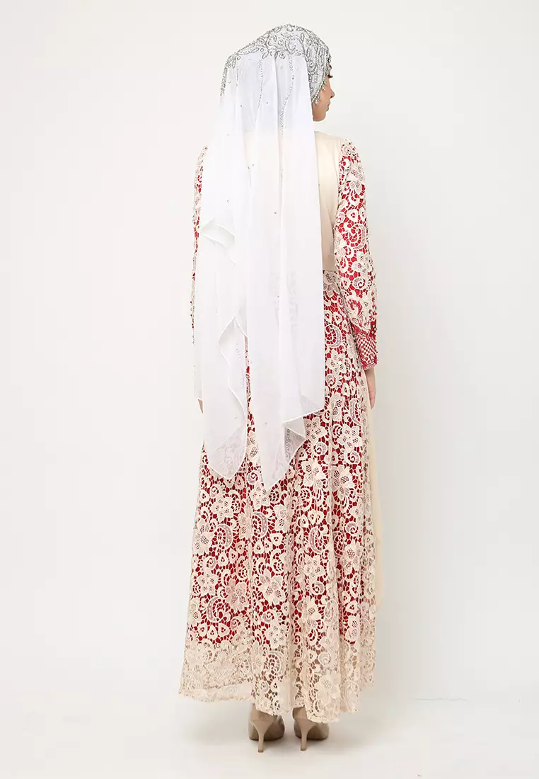 Bibiq Gamis Brokat Satin