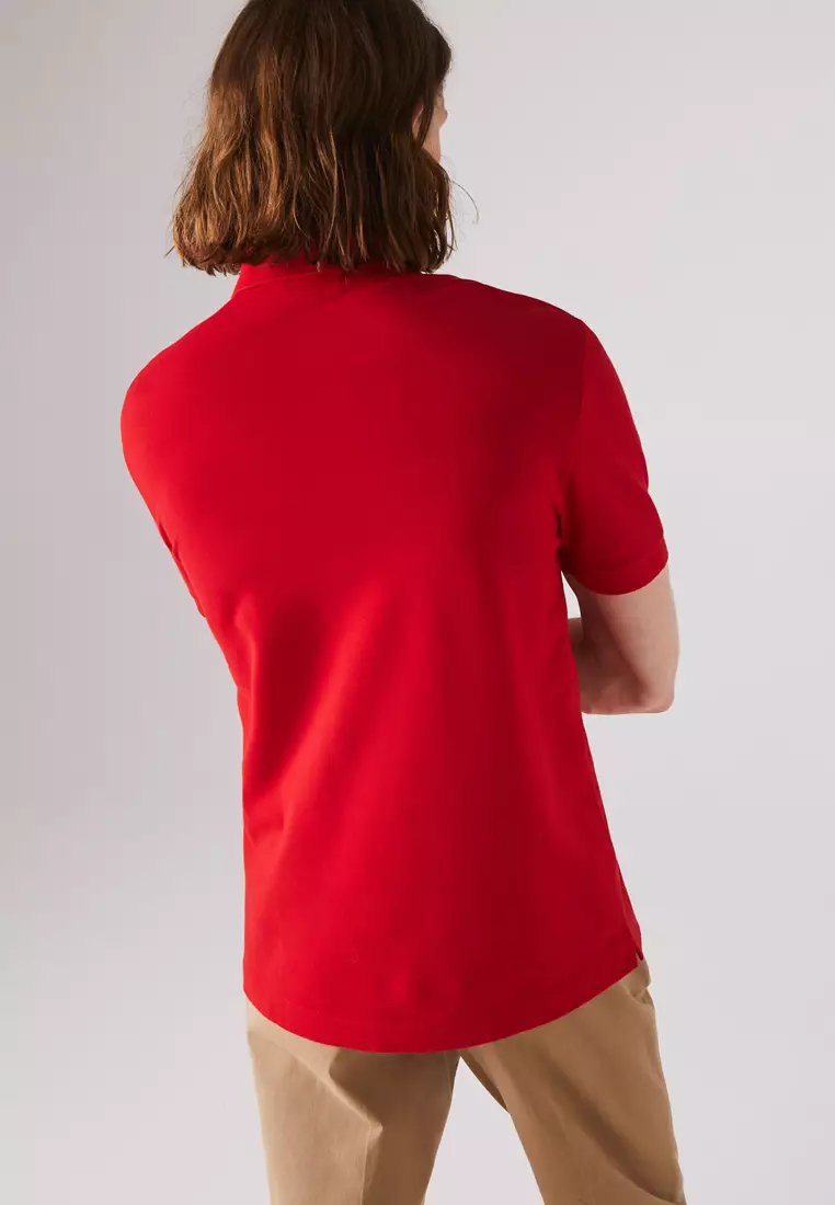 Men's Lacoste Paris Polo Shirt Regular Fit Piqué