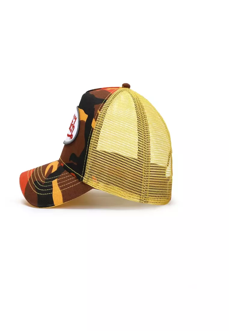 Von dutch orange camo hat store