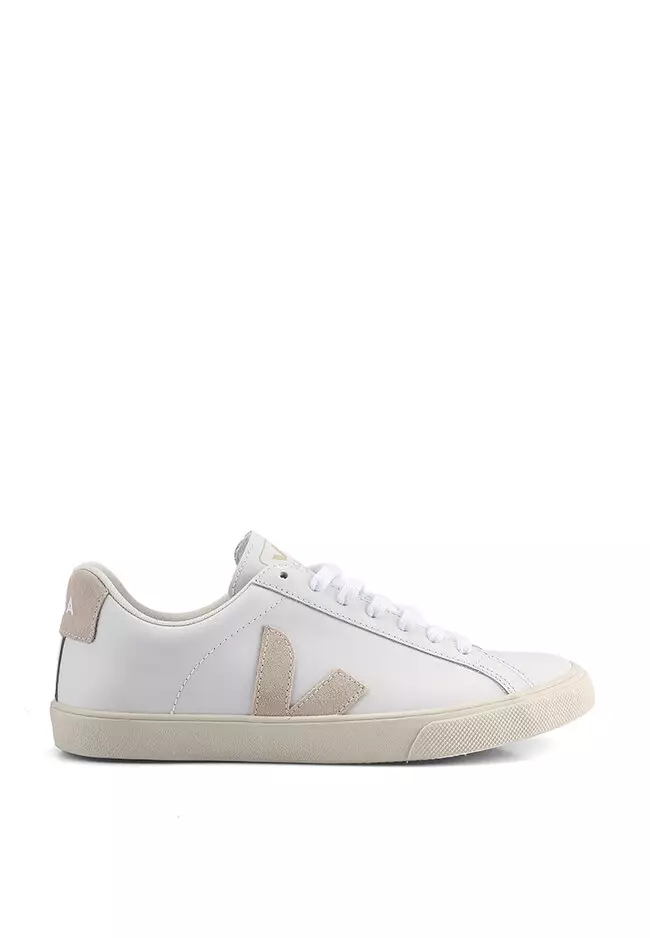 Discount on Veja  shoes - SKU: Esplar-Logo Leather Sneakers