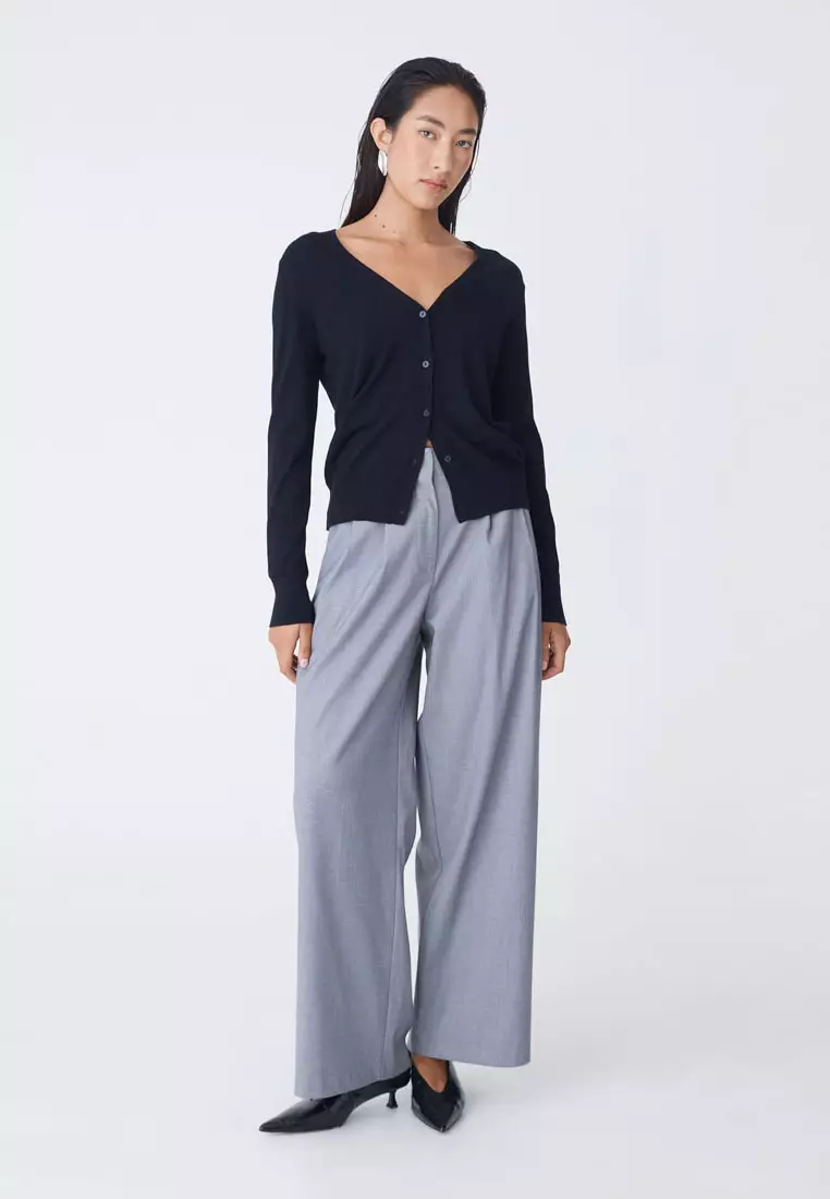 Nicolette V-Neck Knit Cardigan