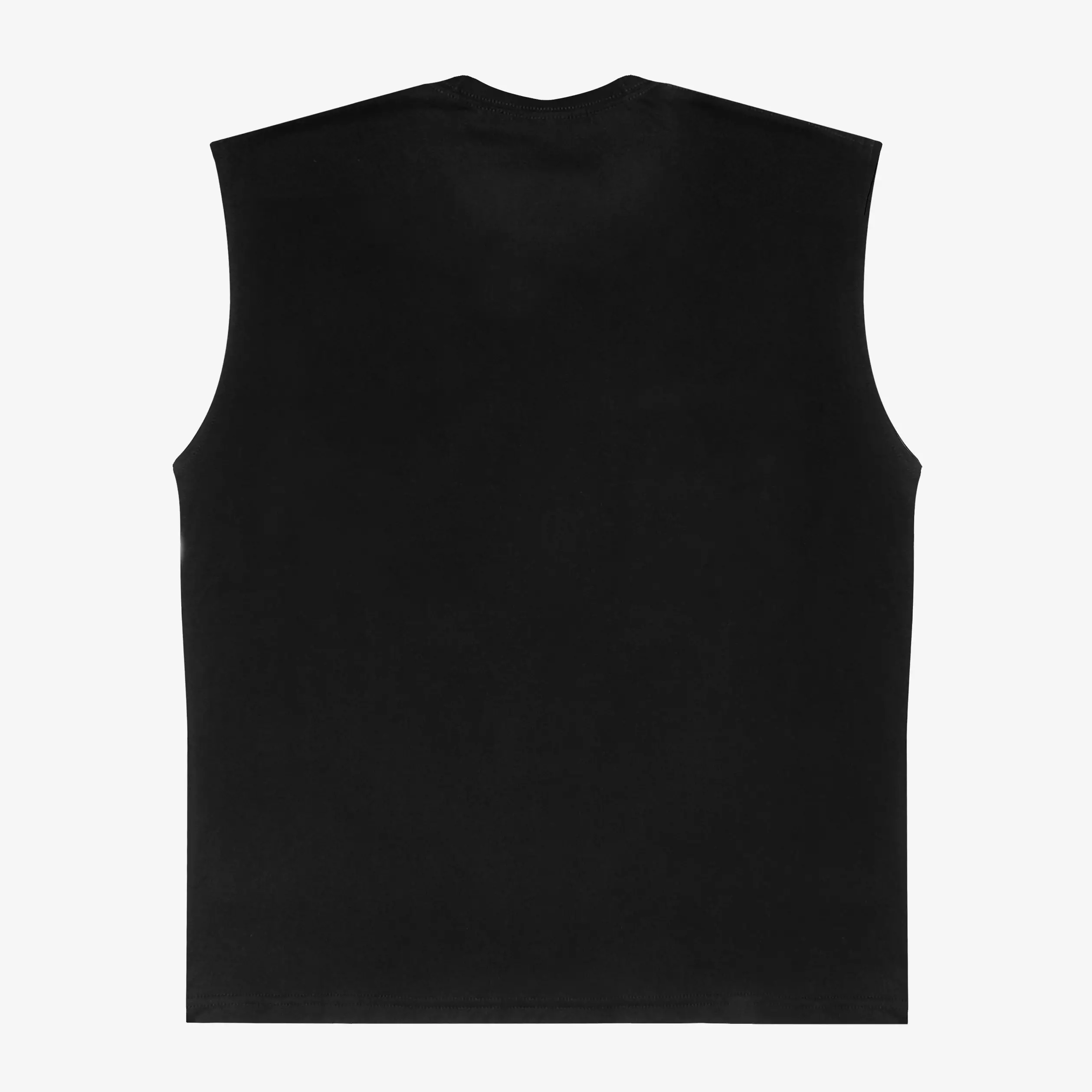 OOTDSUPPLY Oversize Sleeveless Gradient Black l Kaos Oversized Singlet