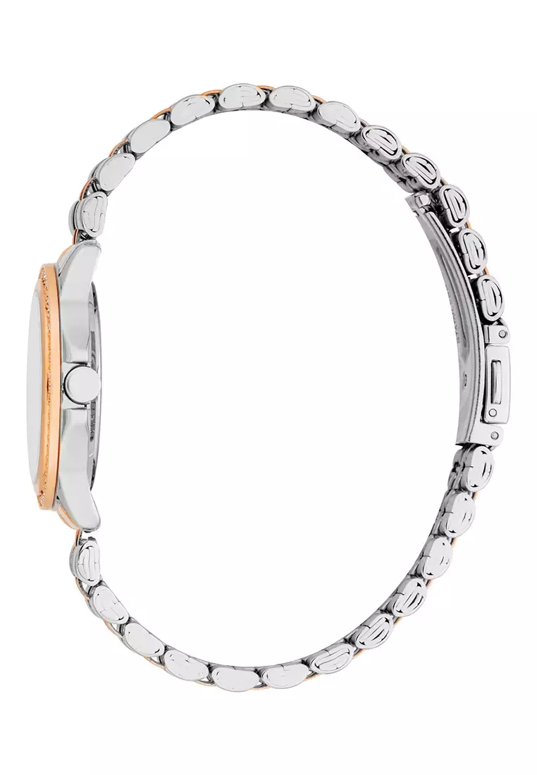 Esprit Paisley Set Two Tone Stainless Steel Analog Watch For Women EES1L466M0095