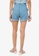 ZALORA BASICS blue Cuffed Hem Denim Cargo Shorts 938DEAA309CB7CGS_2