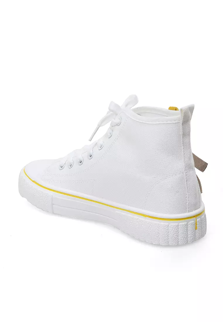Sneakers Olahraga Sport Kets Wanita Design Simple - White