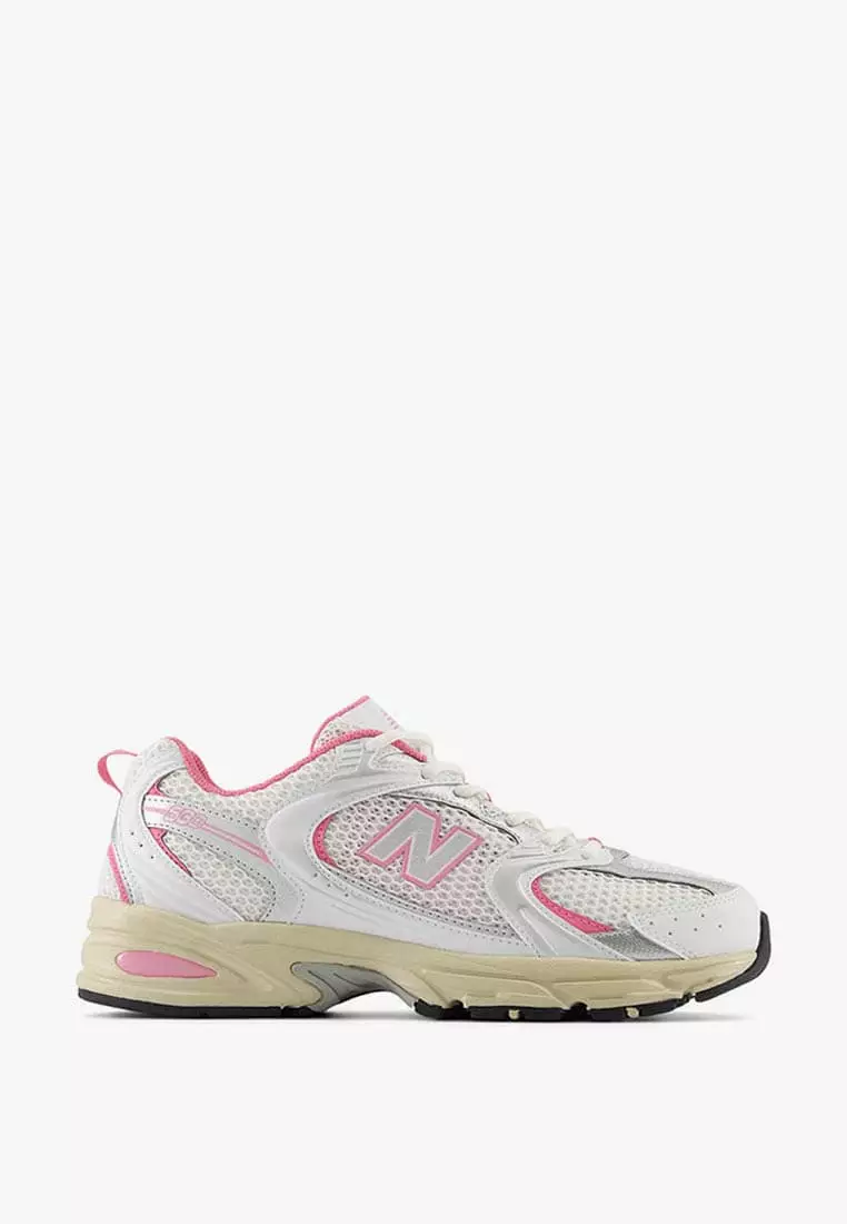 New balance shop white and pink