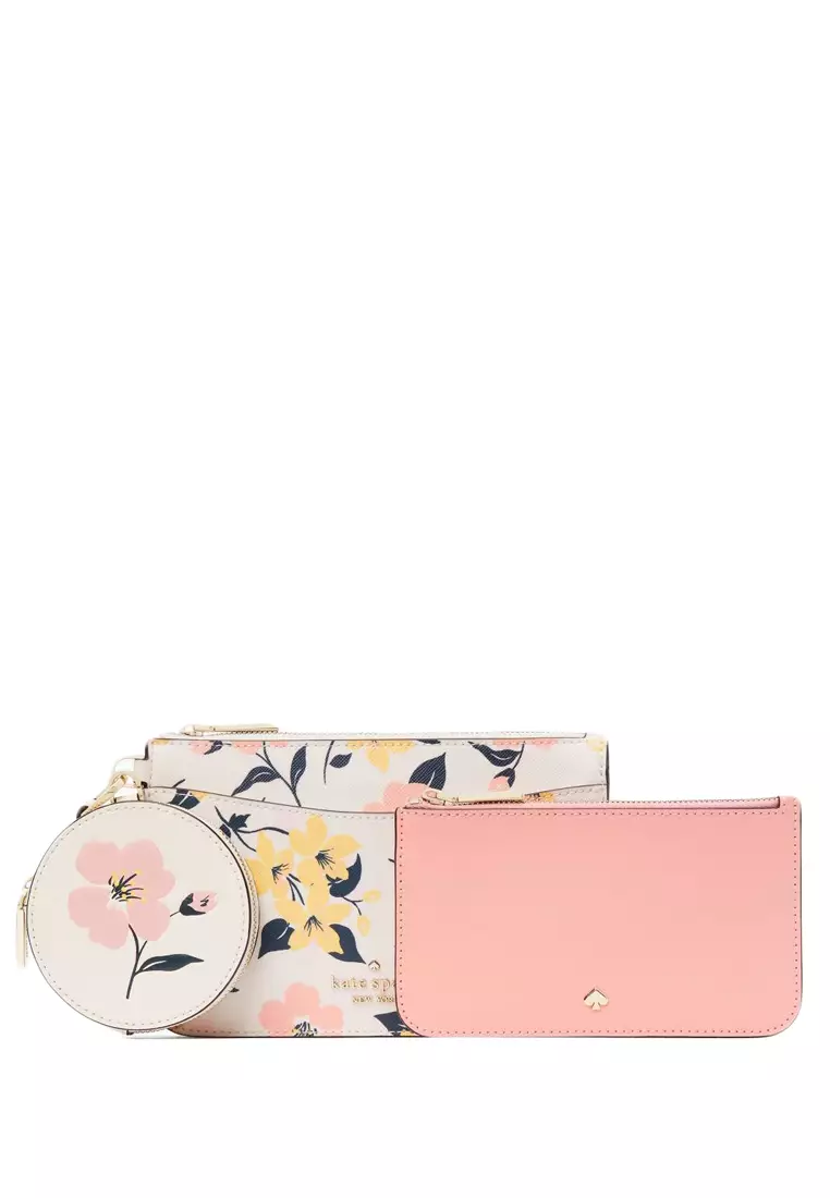 Kate Spade Staci Lily Blooms Large Continental Wallet