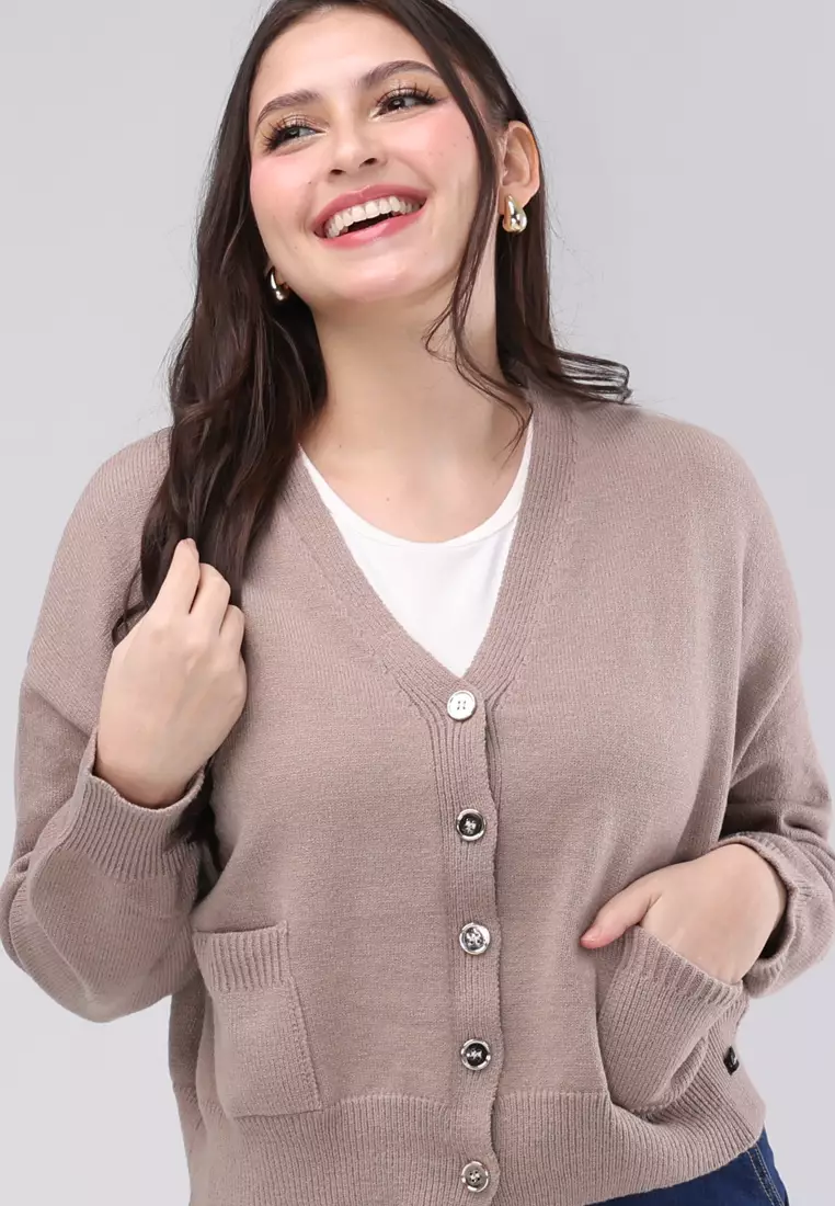 Knitted Long Sleeves Cardigan