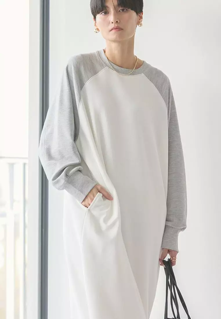 American Holic - Tarumizu Raglan Sleeve Long Dress